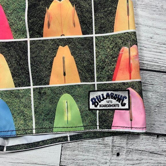 Billabong Surf Swim Board Shorts Donavon Collection Surfboard Print - Picture 2 of 10